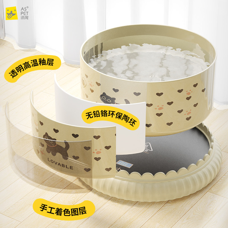 恒温猫咪饮水机酸奶机冬季加热罐头喝水碗陶瓷保温喂水饮水器宠物,淘宝优惠券,粉丝福利购,淘宝优惠卷