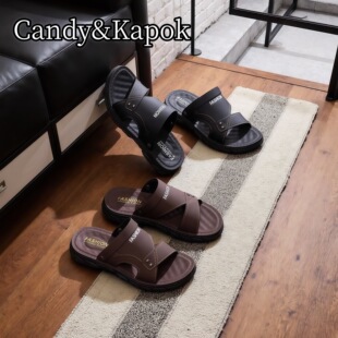 Candy&Kapok休闲男士沙滩鞋防滑