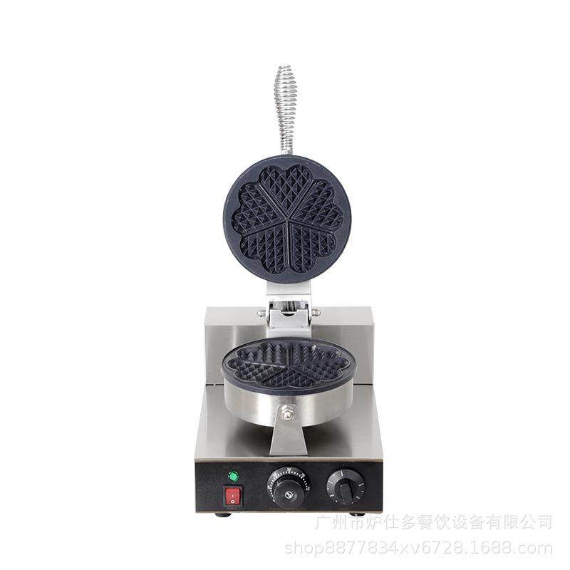 电热单头商用五心华夫炉心形可丽饼华夫饼机松饼机电饼档烤饼机器,淘宝优惠券,粉丝福利购,淘宝优惠卷