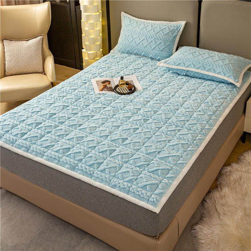 A类牛奶绒保暖床垫软垫学生宿舍单人法兰绒床褥冬毛毯铺底可机洗,淘宝优惠券,粉丝福利购,淘宝优惠卷