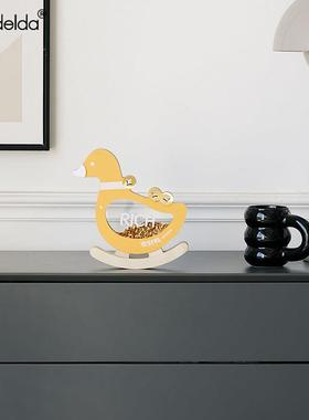 Mandelda发财鸭入户玄关创意桌面摆件乔迁新居客厅招财装饰礼品