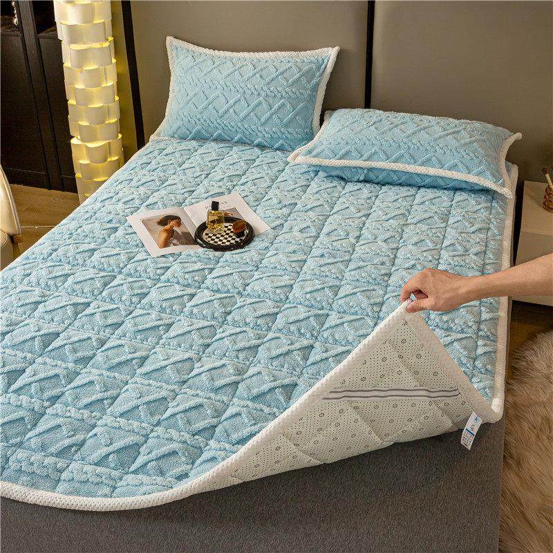 A类牛奶绒保暖床垫软垫学生宿舍单人法兰绒床褥冬毛毯铺底可机洗,淘宝优惠券,粉丝福利购,淘宝优惠卷
