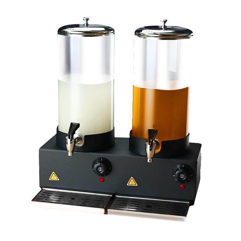 自助餐牛奶鼎玻璃电加热果汁鼎商用饮料机不锈钢咖啡茶水保温罐,淘宝优惠券,粉丝福利购,淘宝优惠卷