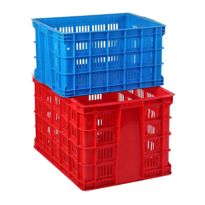 大号超厚塑料食品级周转筐长方形收纳蔬菜水果物流快递镂空胶框子,淘宝优惠券,粉丝福利购,淘宝优惠卷