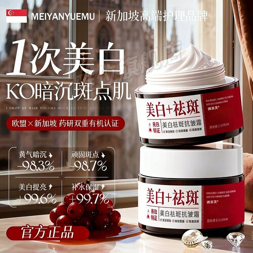 【官方正品】美颜烟酰胺美白祛斑霜提亮肤色嫩肤身体护理男女通用 - 图1