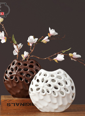 北欧家居客厅陶瓷摆件创意桌面酒柜装饰品摆件结婚礼物房间小摆设