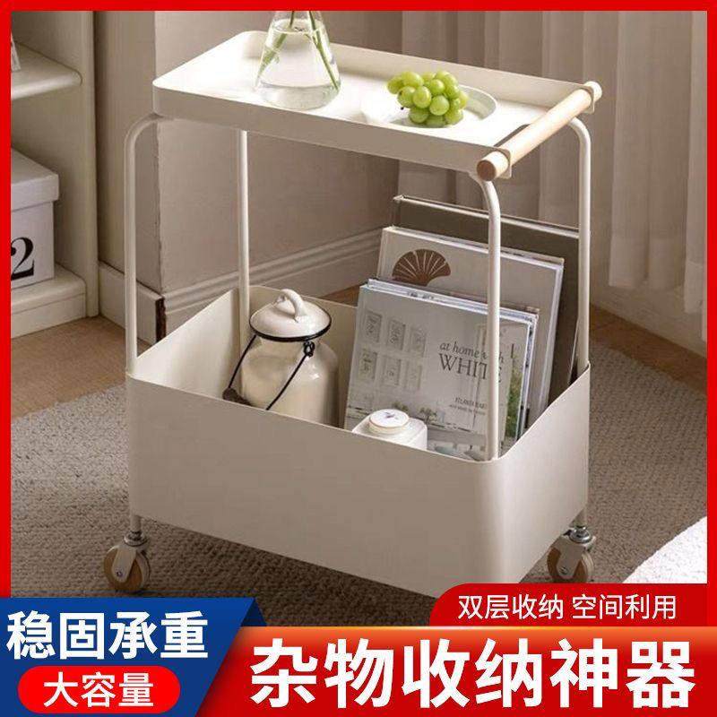 小推车置物架客厅卧室沙发铁艺移动带轮茶水零食边几收纳储物架子,淘宝优惠券,粉丝福利购,淘宝优惠卷