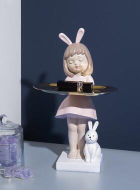 童真男孩女孩子系列创意桌面摆设托盘收纳样板间书柜儿童房装饰品