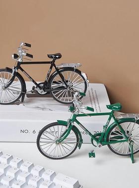 创意覆古自行车小摆件家居