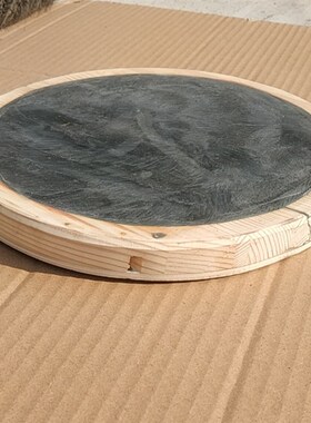 剪纸工具垫板刻板20厘米木质圆蜡板定做制作时间2天左右包邮