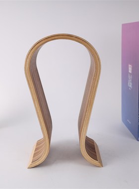 耳机支架U型头戴式实木耳机架 耳麦挂架展示架电脑配件耳机架