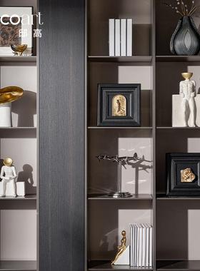 邸高全屋定制家具展厅饰品摆件博古架展示架氛围布置软装设计搭配