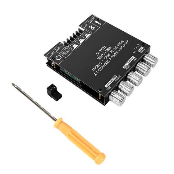 ZK-TB21 2.1声道蓝牙数字功放模块高低音调低音炮 原装芯片 - 图2