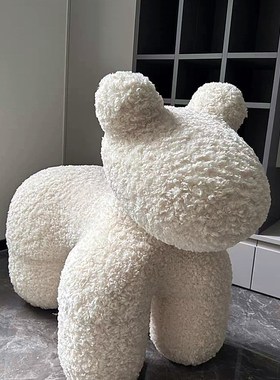 网红小马椅子动物造型座椅儿童z沙发客厅装饰大摆件落地乔迁送礼