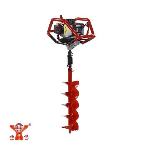 HY-GD550-TE-80852CC二冲程大功率单双人互换式地钻挖坑机 - 图3