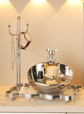 玄关钥匙收纳摆件进门入户鞋柜门口入门桌面客厅玄幻锁匙装饰品