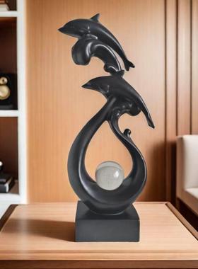 北欧简约现代家居玄关装饰品抽象客厅电视柜酒柜轻奢摆件乔迁礼物