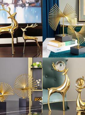 斯堪的纳维亚无障碍豪华盛开的花朵财富装饰品家庭书柜电视柜办公