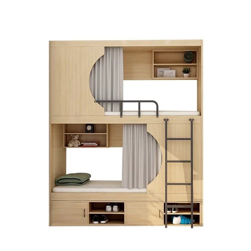 青旅民宿双层床公寓床学生宿舍实木上下铺电竞酒店太空舱上下床,淘宝优惠券,粉丝福利购,淘宝优惠卷