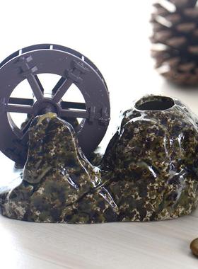 陶瓷喷泉流水加湿器家居客厅装饰品摆设风水轮球鱼缸水景招财摆件