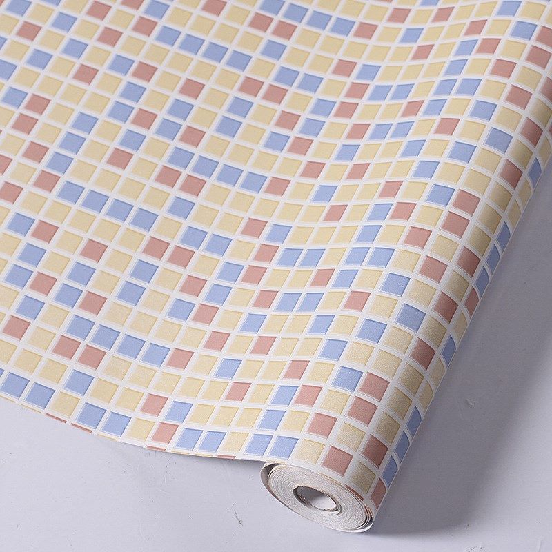 厨房贴纸自粘防潮防水浴室翻新壁纸马赛克格子耐高温加厚PVC墙贴,淘宝优惠券,粉丝福利购,淘宝优惠卷