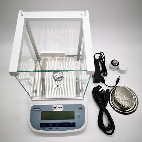 工业天平万分之一天平秤0.1mg药材珠宝实验室用电子分析精准测量 - 图1