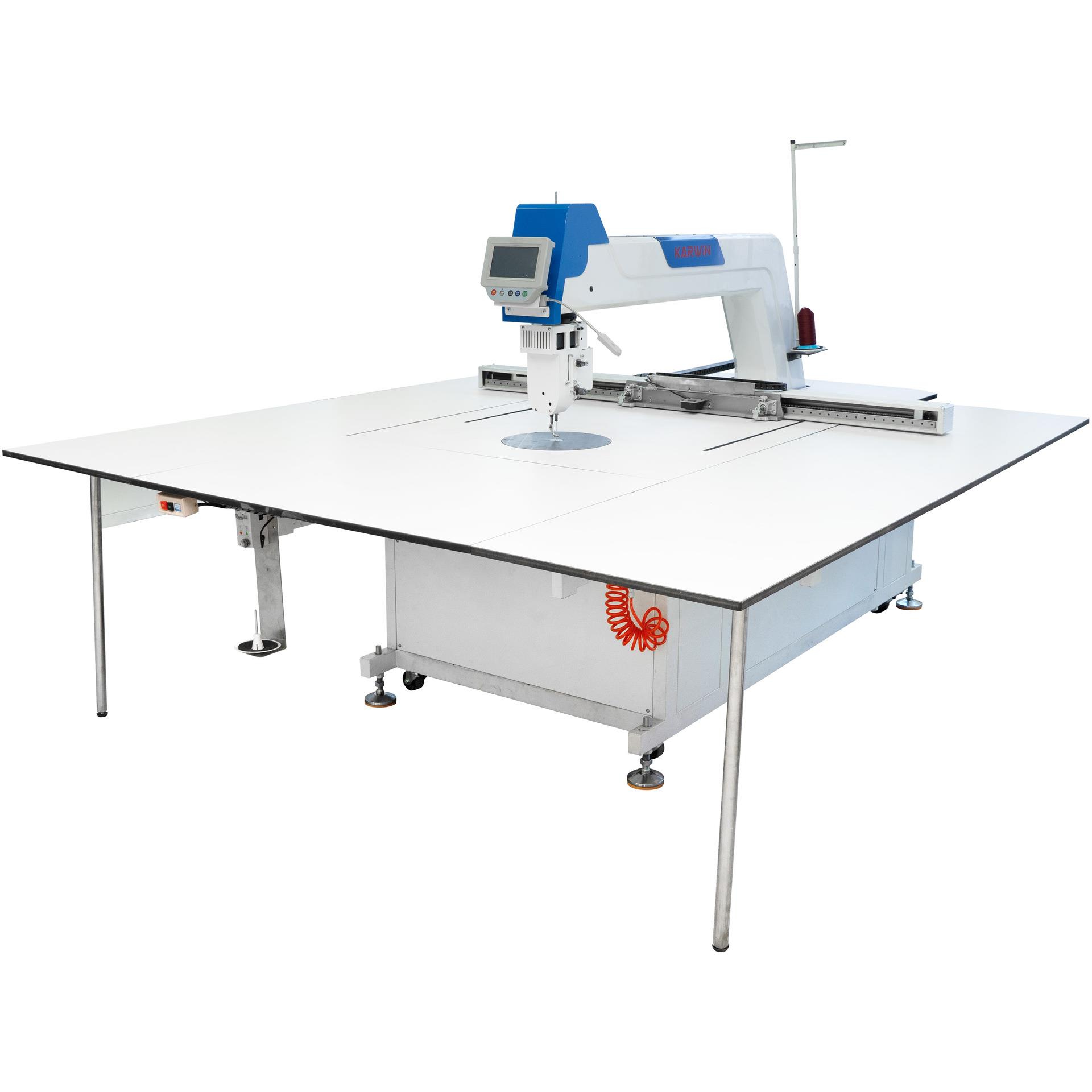 全自动电脑花样机大范围羽绒服缝纫设备厚料缝纫机汽车脚垫模板机 - 图3