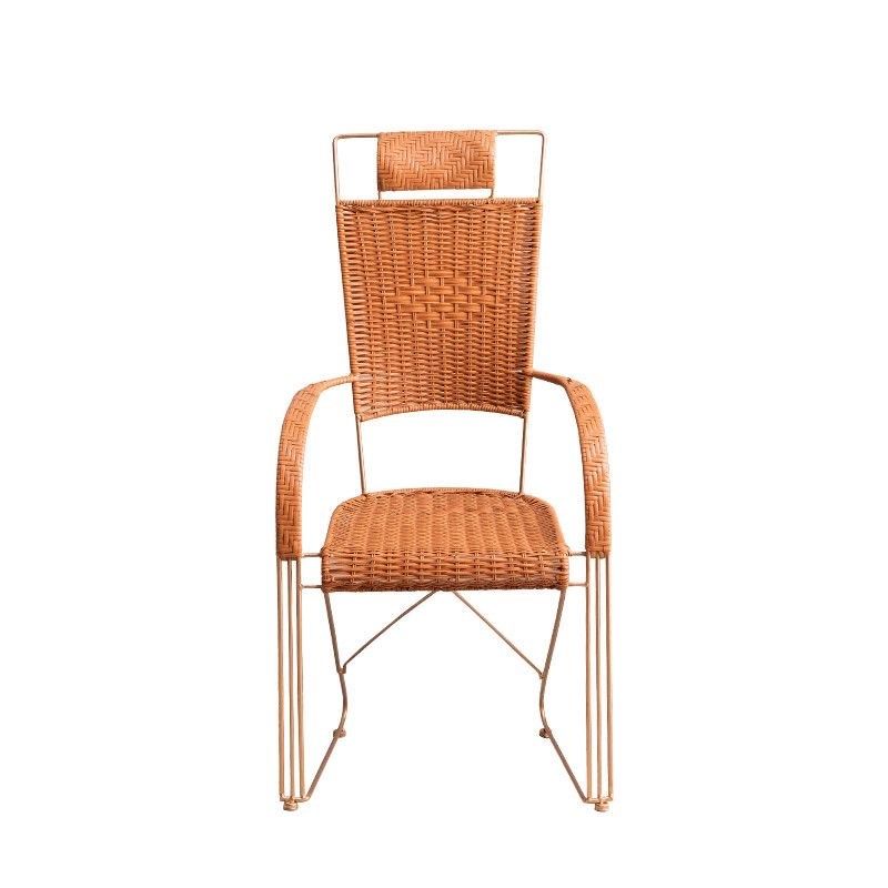 藤椅电脑椅弹跳椅钢筋滕椅编织靠背夏季阳台户外休闲办公室内家用,淘宝优惠券,粉丝福利购,淘宝优惠卷