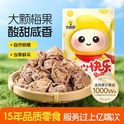笑喔喔正宗九制话梅干咸酸梅子