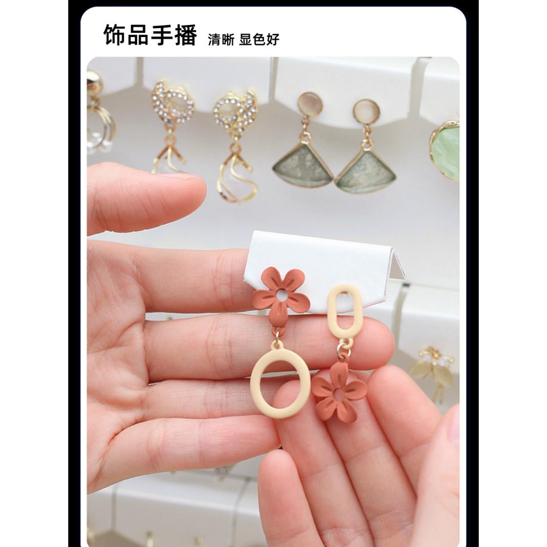 珠宝首饰手直播棚色温可调灯箱3.0摄影视频拍照补光灯美妆甲文玩 - 图1