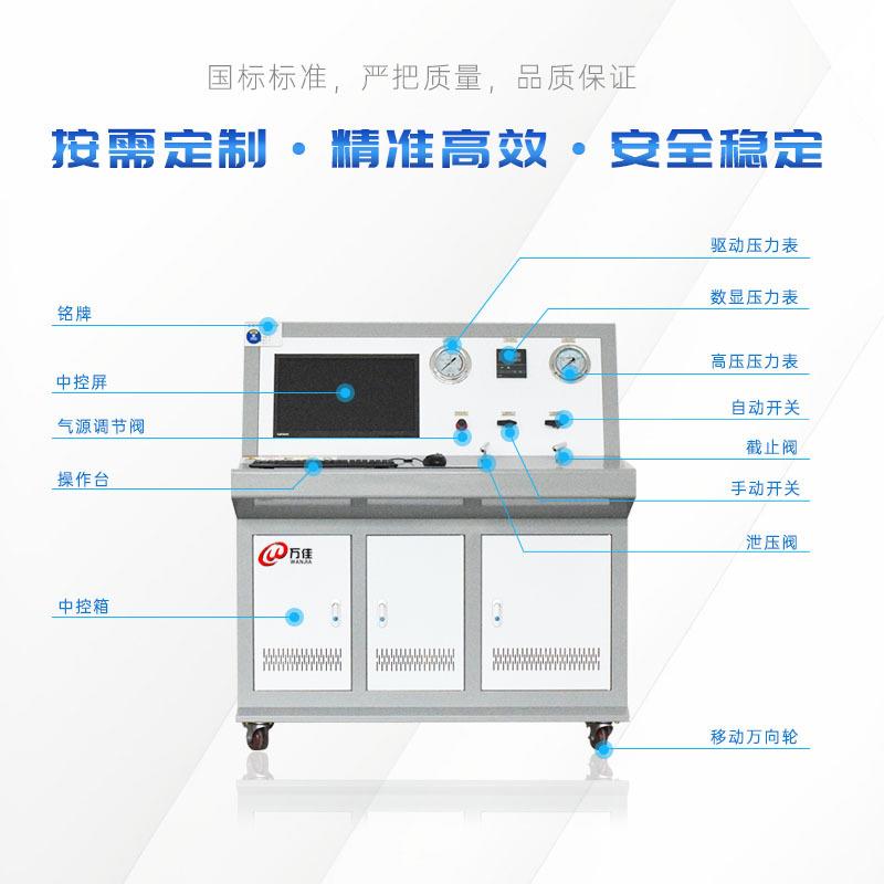 厂家直销浸水法气密性测试机台瓶体管材管道气密封性能检测设备 - 图2