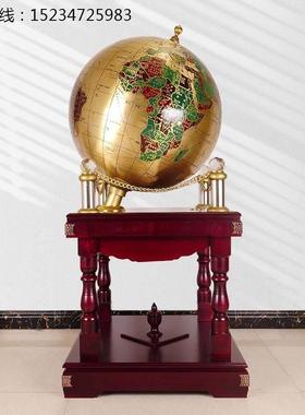 地球仪黄铜摆件办公室大厅落地装饰品公司乔迁开业礼物毕业送学校