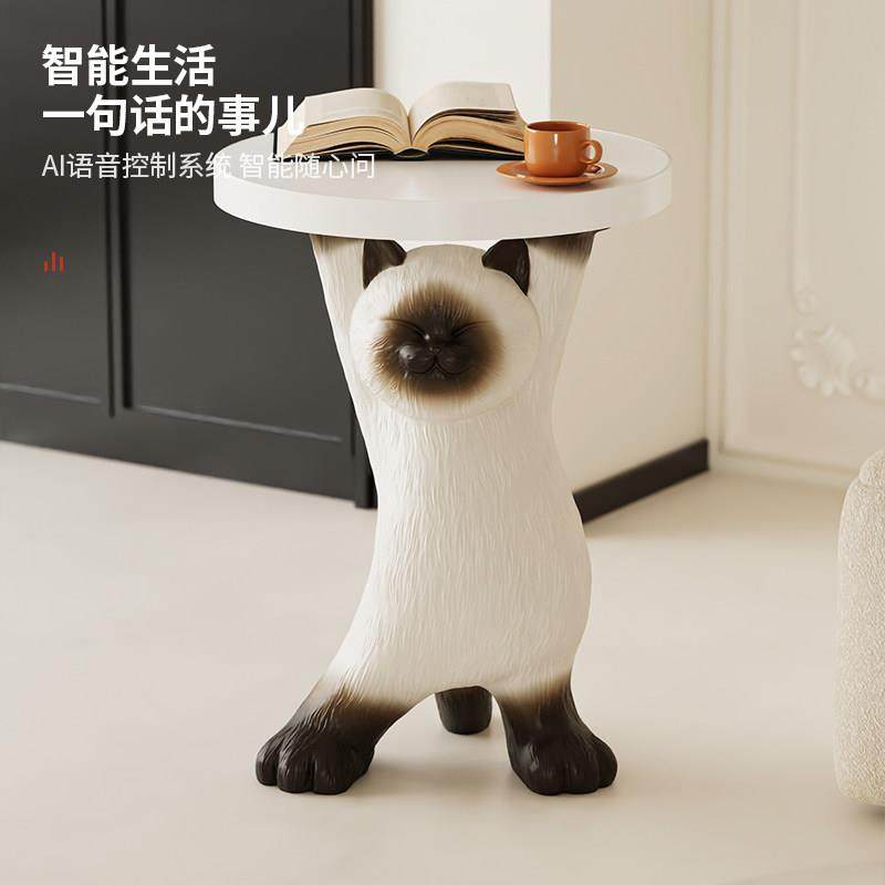 可爱泰国猫客厅落地摆件新婚电视柜沙发卧室床头妖娆茶几乔迁礼物,淘宝优惠券,粉丝福利购,淘宝优惠卷
