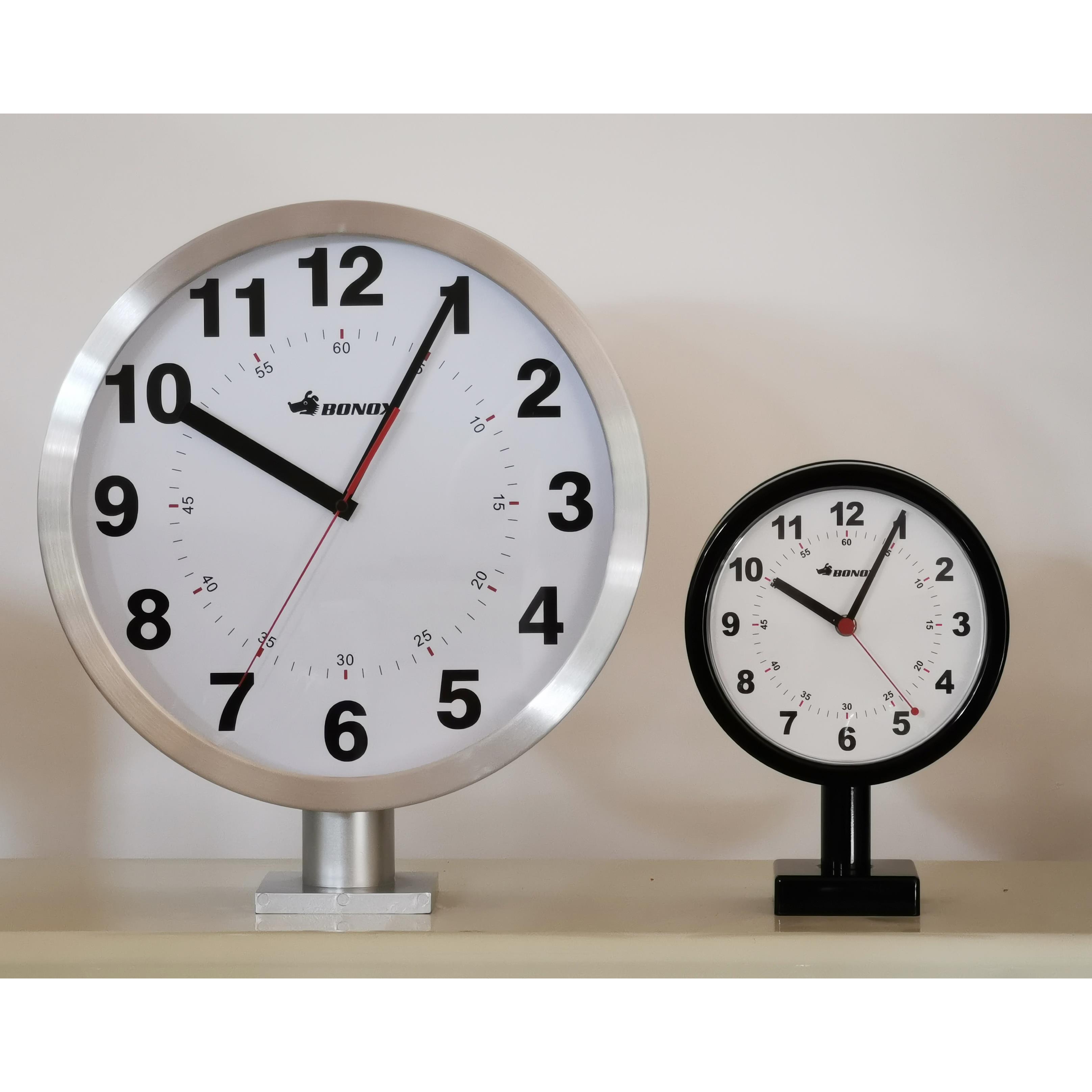 稻谷藏库DULTON双面挂钟 简约创意时钟拐角挂钟客厅摆放双面钟表 - 图1