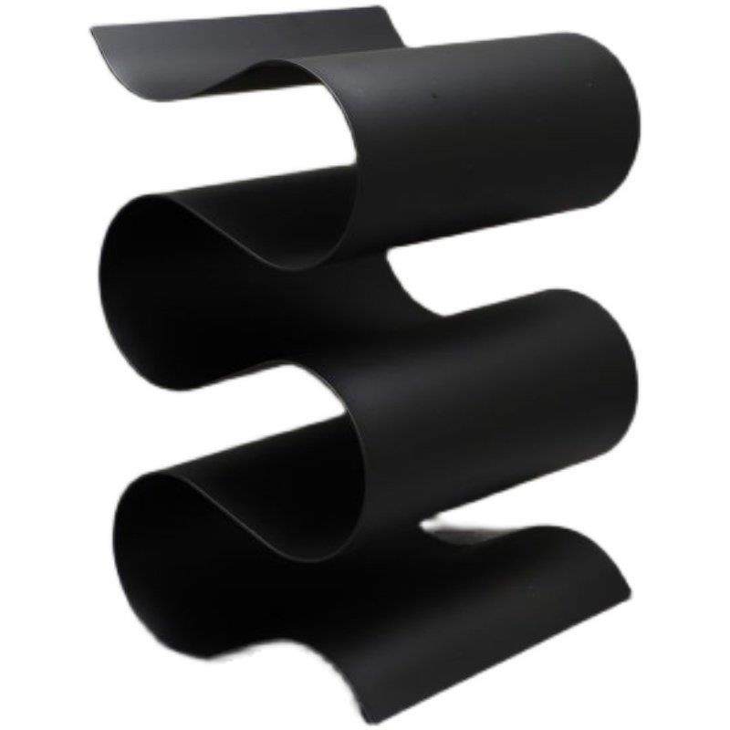 现代简约金属S形红酒架摆件样板房酒柜书房客厅电视柜桌面装饰品,淘宝优惠券,粉丝福利购,淘宝优惠卷