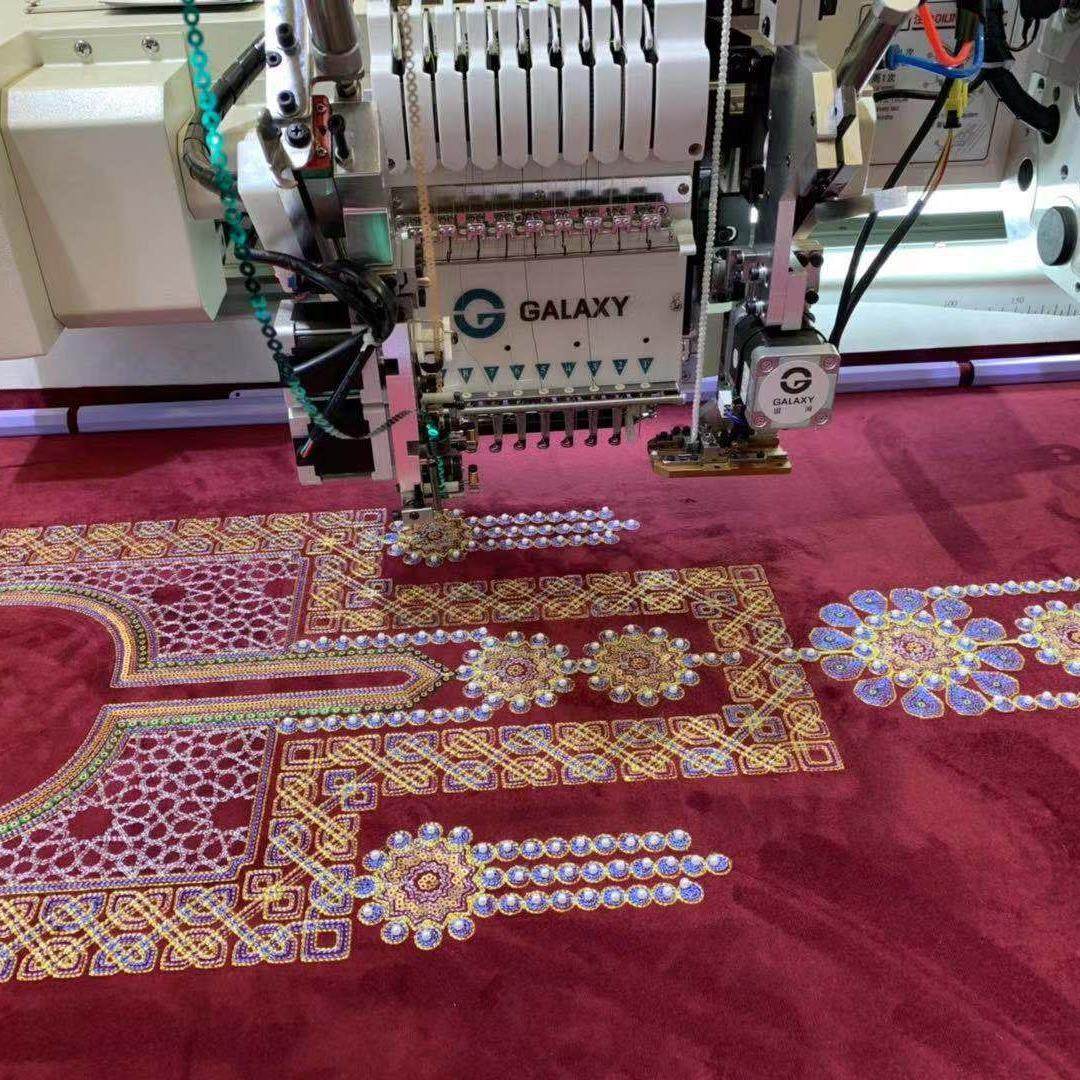 机电全自动高速绣花机多功能服饰4晶片翻片绣毛巾绣绳绣,淘宝优惠券,粉丝福利购,淘宝优惠卷