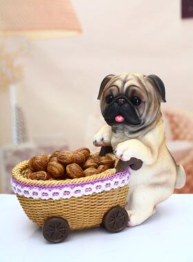 狗饰品创意家居装饰入口钥匙储物客厅电视柜现代简单配件