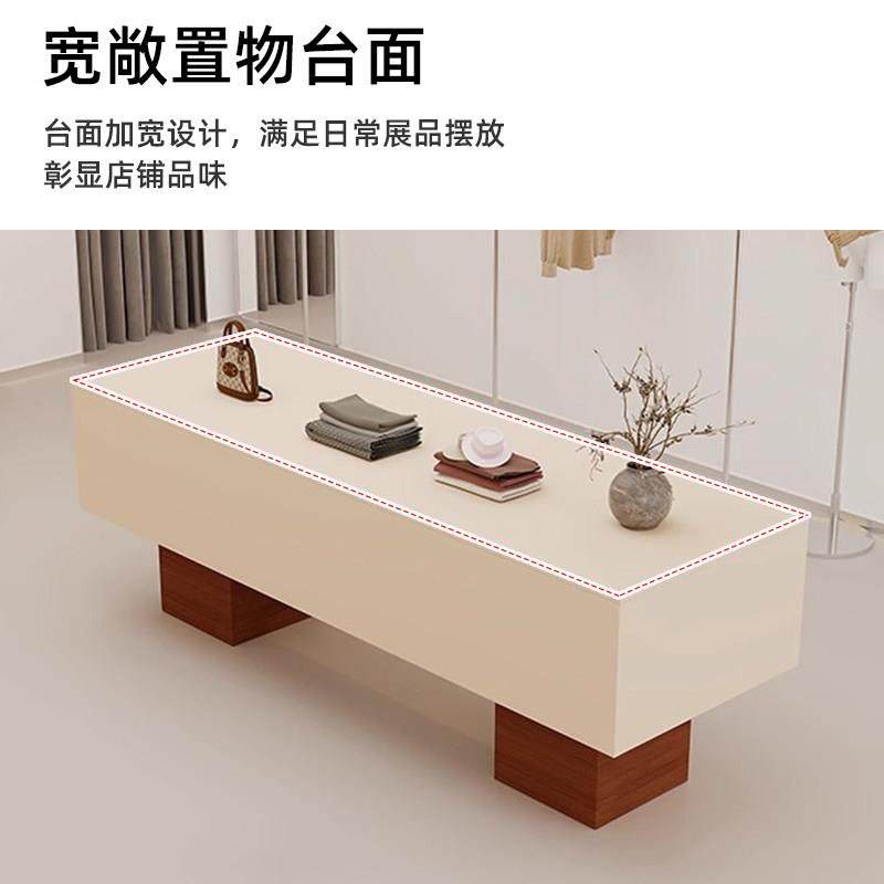 中岛台展示桌服装店鞋包店简约现代展示柜黑色白色鞋包收纳柜商场,淘宝优惠券,粉丝福利购,淘宝优惠卷