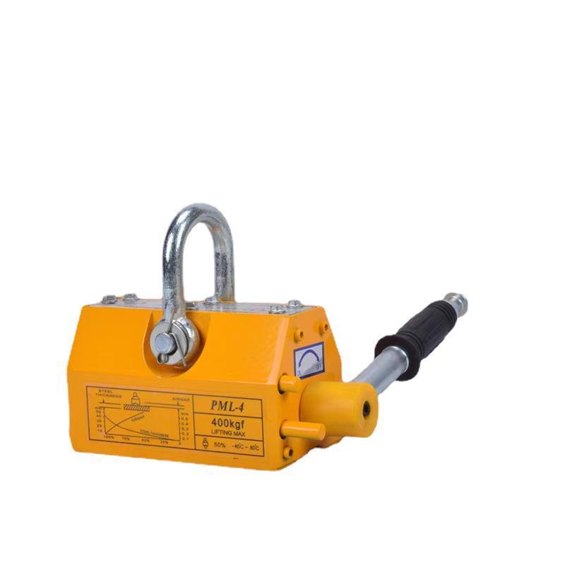 吨强磁钢板吊钢材圆钢手动永磁吸盘磁力吊1t2t5t永磁起重器 - 图2