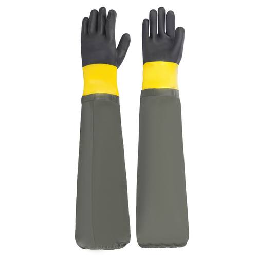 出海防水手套加长加厚新款加绒抓鱼防刺耐磨耐酸碱防滑冬捕捞专用 - 图3