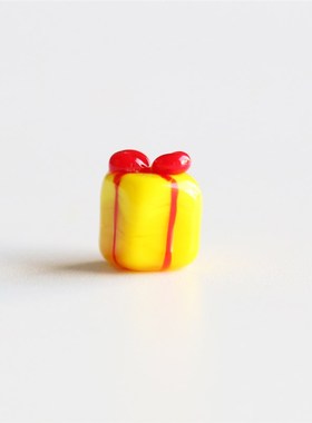 七隐 圣诞系列手工玻璃摆件 圣诞老人 雪人 圣诞树X玻璃车载摆件