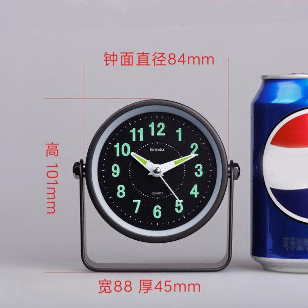 桌面静音小闹钟台式贪睡座钟高中生台钟迷你夜灯时钟儿童床头钟表,淘宝优惠券,粉丝福利购,淘宝优惠卷