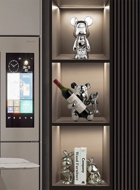 轻奢现代酒柜装饰品摆件高端大气z客厅电视柜家居餐柜工艺礼品摆