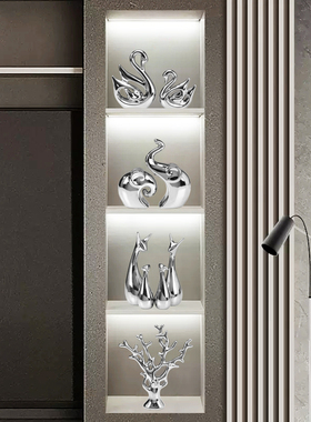 新房软装高档轻奢客厅摆件现代简约家居J饰品创意酒柜电视柜装饰