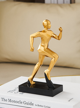 轻奢抽象艺术人物摆件家居客厅电视柜书房办N公室桌面装饰品送领