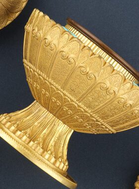 家居工艺小摆件慧宝米盒铜三层宝瓶家用八吉祥客厅创意桌面工艺品