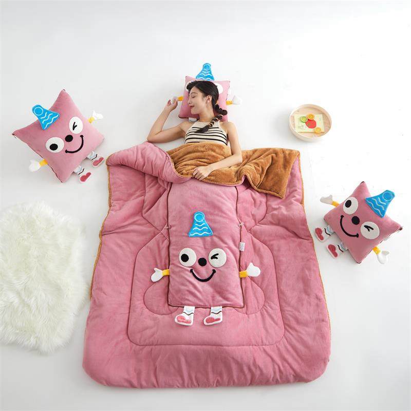 抱枕被子两用办公室午睡枕头毯子二合一汽车靠垫车载折叠空调盖毯,淘宝优惠券,粉丝福利购,淘宝优惠卷