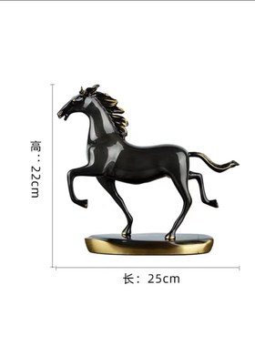 铜马摆件高端马到成功客r厅样板房办公室老板桌装饰品商务生肖礼