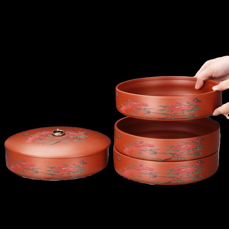 紫砂茶叶罐陶瓷储存罐密封罐存茶罐E七饼普洱茶盒收纳茶饼盒子彷,淘宝优惠券,粉丝福利购,淘宝优惠卷