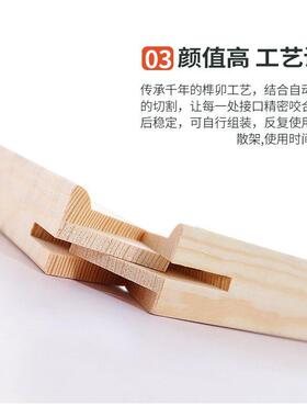加厚加宽大尺寸松木油画框内框条榫卯内框实木工笔数字定制樟子松